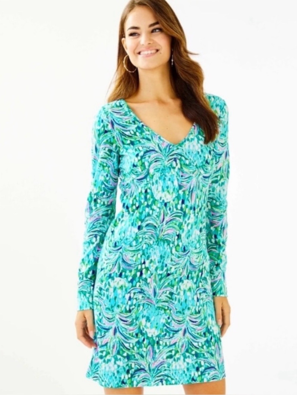 Lilly Pulitzer Davie Dress in Emerald Isle Pineapple